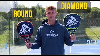 Round VS Diamond Padel Rackets What Should YOU Buy [upl. by Lenox]