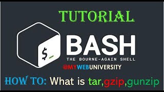 Linux Tutorial How To What is tar gzip and gunzip [upl. by Oys]