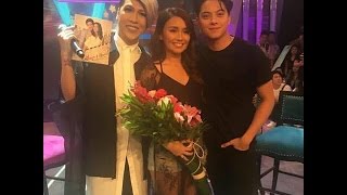 Daniel Padilla amp Kathryn Bernardo on Gandang Gabi Vice September 15 2016 BarcelonaALoveUntoldDay2 [upl. by Ainerbas385]