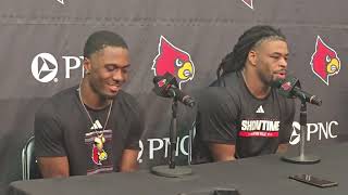 JaCorey Brooks Tramel Logan following win over Georgia Tech [upl. by Mazurek]