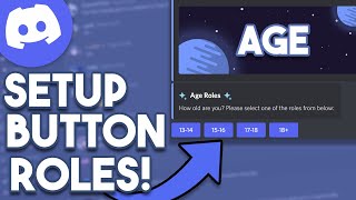 Setup Discord Button Roles 2022 [upl. by Barnum164]