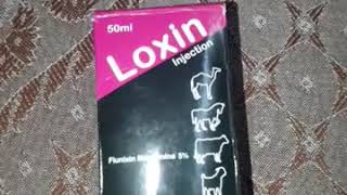 LOXIN Flunixin maglumine  NSAID analgesic [upl. by Ecyarg]