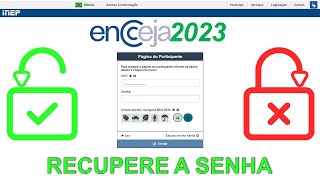 Como recuperar a senha do ENCCEJA [upl. by Afatsom]