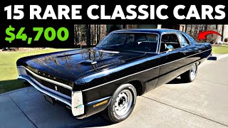 Find New Inventory Here 15 Classic Cars For Sale Under 10000 [upl. by Lika285]