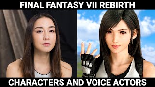 Final Fantasy 7 Rebirth  Characters and Voice Actors English and Japanese [upl. by Fianna]