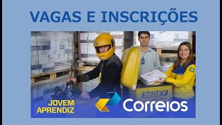 Jovem Aprendiz Correios 2024 Vagas Inscrições [upl. by Nahsez]