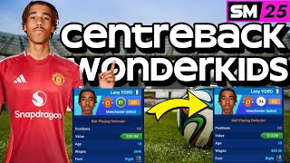 YOU NEED THESE CENTREBACK WONDERKIDS IN SOCCER MANAGER 2025  SM25 CB WONDERKIDS  sm25 sm23 fm25 [upl. by Kissiah]