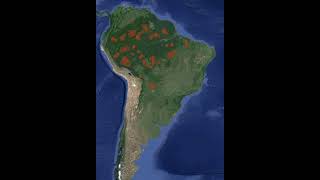 Map of the uncontacted tribes in South America [upl. by Bentlee292]