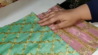 बचे हुए कपड़े से बनाए ये खूबसूरत बाजू का DesignBeautiful Party Wear Sleeves Design for kurtikameez [upl. by Irfan]