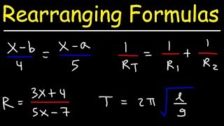 How To Change The Subject of a Formula  GCSE Maths [upl. by Combes132]