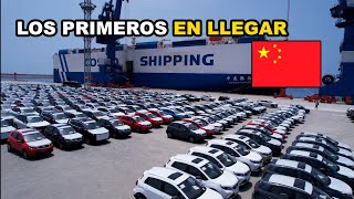 Llegaron los primeros vehiculos chinos al Megapuerto de Chancay  ¿son eléctricos ¿Qué modelos son [upl. by Atterg771]