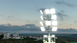 Iluminação LED no Campo De Jogos Chã da Padeiras  Santarém [upl. by Dasteel]