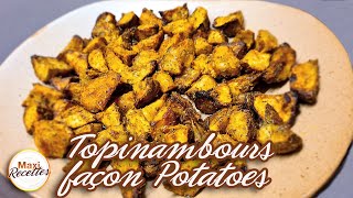 Topinambours façon Potatoes  Recette Facile et Rapide [upl. by Ainegue62]