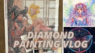 kitting up another diamond painting random rambles  more  diamond painting vlog 21 [upl. by Enelcaj]