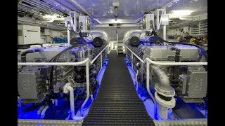 LUXURY SUPER YACHT ENGINE IN PIECES Captains Vlog 50 [upl. by Ateuqahs213]