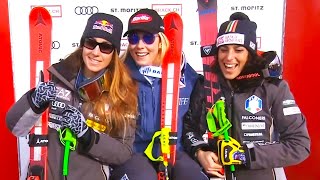 FIS Alpine Ski World Cup  Womens Downhill  St Moritz SUI  2023 [upl. by Arrek]