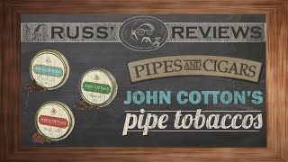 John Cottons Pipe Tobaccos  PipesandCigarscom RELAUNCH [upl. by Ardiek]