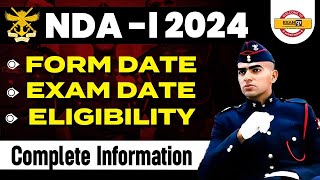 NDA 1 2024  FORM DATE  EXAM DATE  ELIGIBILITY COMPLETE INFORMATION EXAMPUR DEFENCE WARRIORS [upl. by Valle]