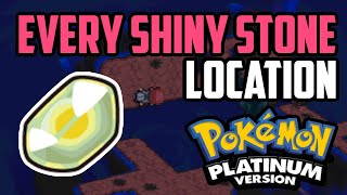 Where to Find Shiny Stone  Pokemon Platinum All Methods [upl. by Cadmarr]