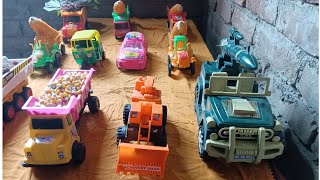 Toys Buried In Mud  Army Ki Gadi  Mini Tractor  Truck  Thar 4x4  Helicopter  Jcb  Parth Kids [upl. by Jessa]