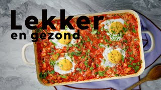 Vegetarische ovenschotel met ei bonen en verse kruiden – recept – Allerhande [upl. by Kila]