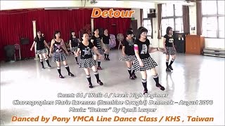 Detour｜Line Dance by Marie Sørensen｜Demo amp Walkthru｜繞道｜含導跳 [upl. by Reinhart]