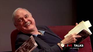 John Cleese amp Eric Idle reading the bookshop sketch at Live Talks Los Angeles [upl. by Adnouqal]