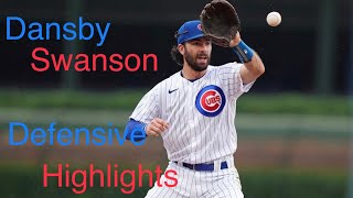 Dansby Swanson defensive highlights 2023￼ [upl. by Lonne]