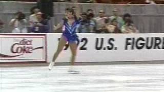 Tonia Kwiatkowski  1992 US Nationals Ladies Free Skate [upl. by Arval]