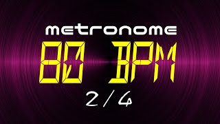 metronome 80 BPM 24 [upl. by Coady]