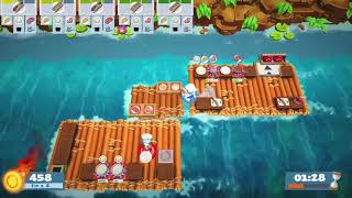 Overcooked 2 Level 36 2 Players 3 Stars [upl. by Nelluc]