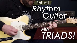 Learn These Simple Triads to Improve Your Rhythm Guitar Skills [upl. by Bikales373]