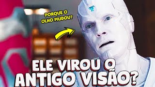 VISÃO BRANCO EXPLICADO O QUE ACONTECEU COM ELE NO FINAL DE WANDAVISION [upl. by Elleinahc]