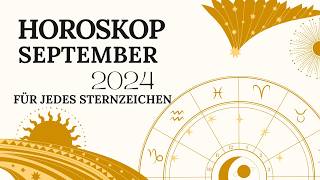 Horoskop für September 2024 für jedes Tierkreiszeichen [upl. by Oiracam]