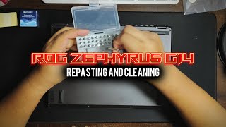 Teardown and Repaste  ROG Zephyrus G14 [upl. by Zorana]