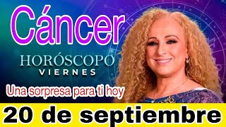 horoscopo de hoy Cáncer  Horóscopo Diario  Cáncer  20 de septiembre de 2024 [upl. by Erde]