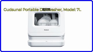 REVIEW 2024 Gudsunal Portable Dishwasher Model 7L ESSENTIAL details [upl. by Tull]