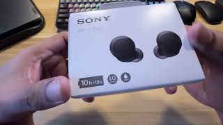 Unboxing Sony WF C500 [upl. by Atsylak754]