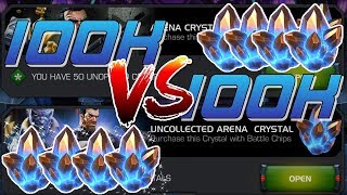 50 Arena Crystal VS 10 Uncollected Arena Crystal Marvel Contest of Champions [upl. by Paton]