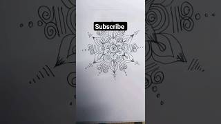 32 dots rangoli design  beautiful kolam design trendingshorts😍 [upl. by Wallas]