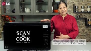 Baking Naan Khatai in LG Scan To Cook Charcoal Microwave Oven  Tips amp Tricks for Perfect Crumble [upl. by Madelle]