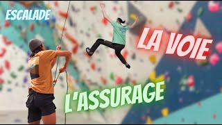 JAPPRENDS LASSURAGE À LESCALADE  découverte de la voie [upl. by Alegnatal]