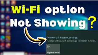 WiFi Network Not Showing in Laptop Easy Fix [upl. by Miguela]