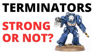 Space Marine Terminators in Warhammer 40K  How Strong Are They Codex Space Marines Unit Review [upl. by Alper]