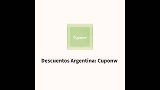 Recomendaciones para tiendamia Argentina Cuponw [upl. by Rozanna]