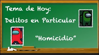 El Delito de Homicidio [upl. by Nageem]