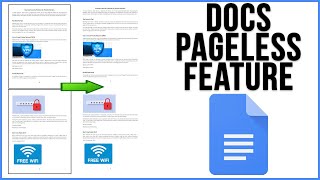 How to use the Google Docs Pageless Feature to View Your Document on a Single Continuous Page [upl. by Butterfield]