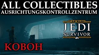 KOBOH  AUSRICHTUNGSKONTROLLZENTRUM  ALL COLLECTIBLES  STAR WARS JEDI SURVIVOR [upl. by Arakawa]