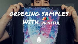 Printful Sample Review  Checking Print Quality And Comparing Anvil Vs Bella Canvas [upl. by Elocel]