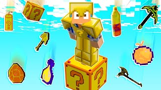 YOUTUBER SOBREVIVENDO EM APENAS UM BLOCO DE LUCKY BLOCK FORTUNIA NO MINECRAFT [upl. by Ceil]